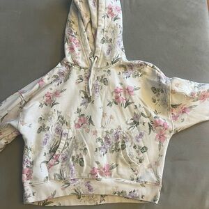 Love shack fancy XXS GAP Cream and Pink Hoodie